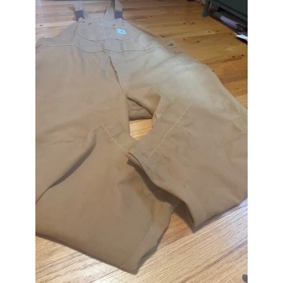 Vintage CARHARTT Duck Bib Overalls 50 x 34 6FB USA - Picture 10 of 10
